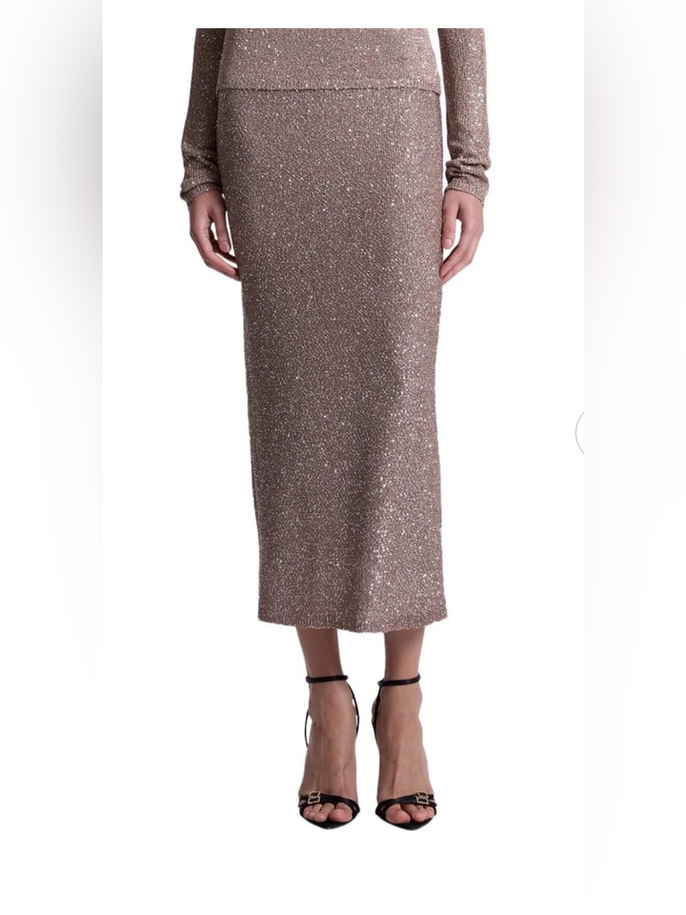A.L.C. Dana Skirt, a sparkly midi skirt
